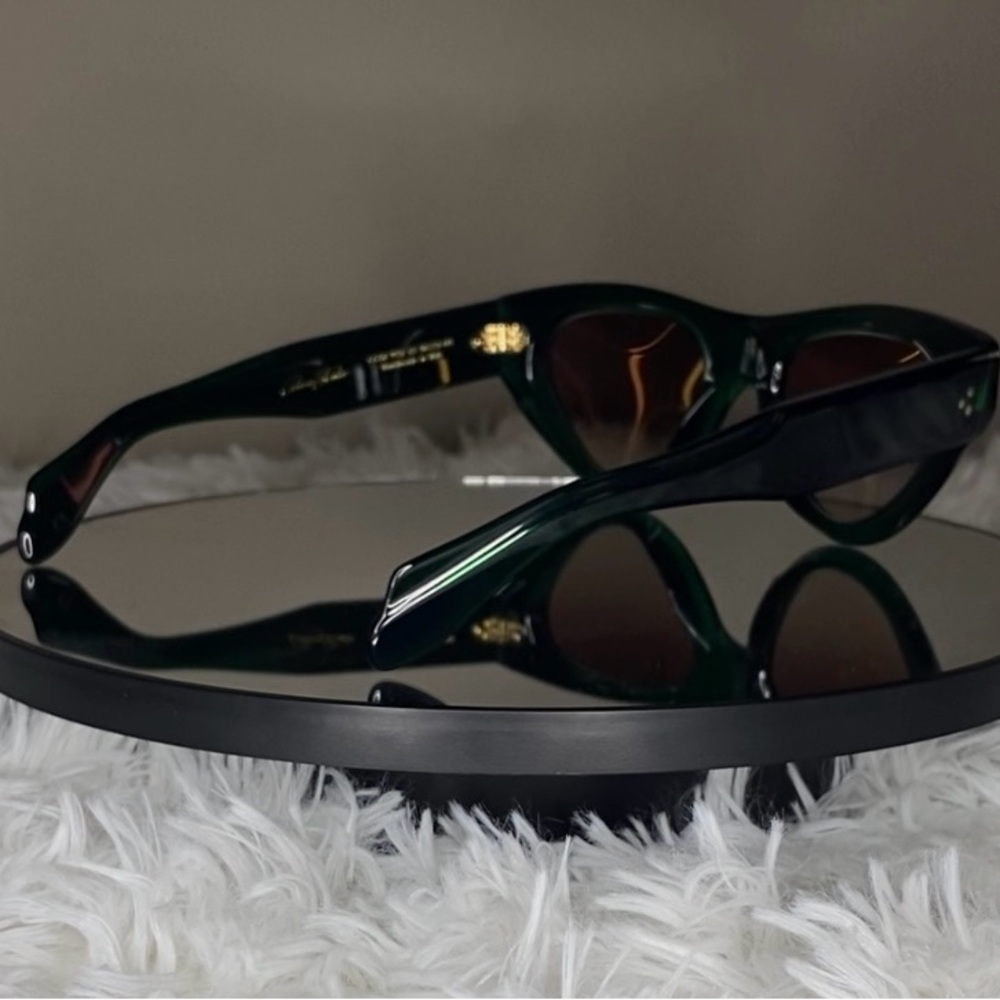 Cutler And Gross Sunglasses/ Model #: 9926/ Green Tinted Frames - Picture 4 of 6